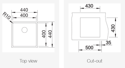 Мойка Blanco Claron 400-IF