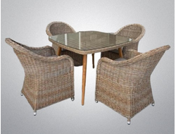 Комплект мебели T368/Y490 Beige (4+1)