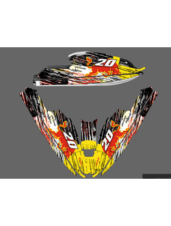 Наклейки на Гидроцикл Yamaha SuperJET 2005 -2009 #2665