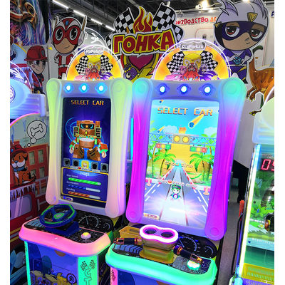 Детский игровой аппарат «Вертикальная Мото Гонка»