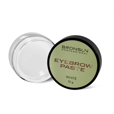 Паста BRONSUN «БЕЛЫЙ» для бровей "White Eyebrow Paste" (10 г)