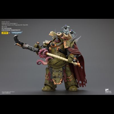 Терминатор Савана Смерти (Warhammer 40K) - КОЛЛЕКЦИОННАЯ ФИГУРКА 1/18 Death Guard Deathshroud Terminator 2 (JT02595) - JOYTOY