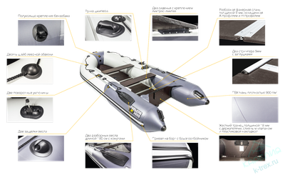 Лодка ПВХ Мастер Лодок Ривьера Компакт 3200СК "Комби" Зелёный / Чёрный