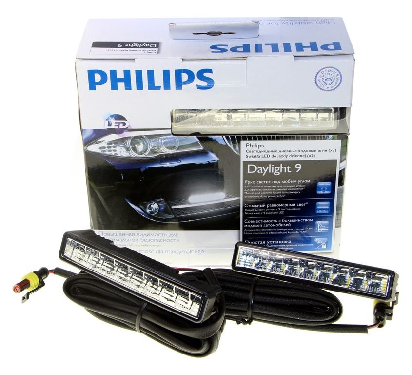 Дневные ходовые огни - Дневные ходовые огни Philips 12831 LED DRL Daylight 9  (комплект)