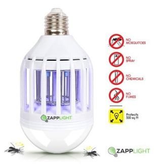 Светодиодная Лампа с Ловушкой для Комаров Zapp Light Оптом