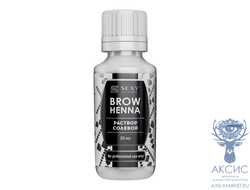 Раствор солевой для очищения ресниц и бровей SEXY BROW HENNA 30мл