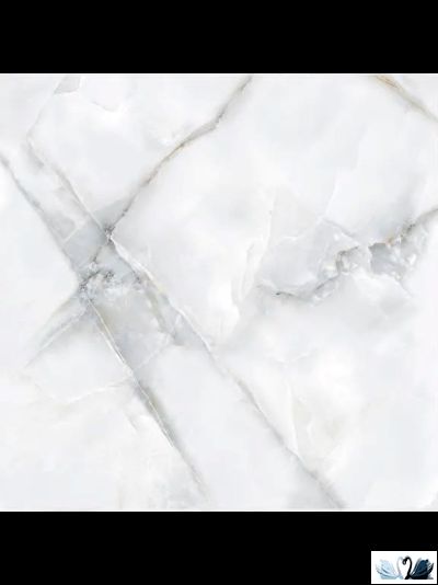 Керамогранит Eurotile Оникс Грис 60x60 см, глянцевый, светло-серый