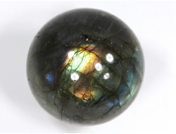 Шар Лабрадорит, Мадагаскар (40 мм, 85 г) №35338