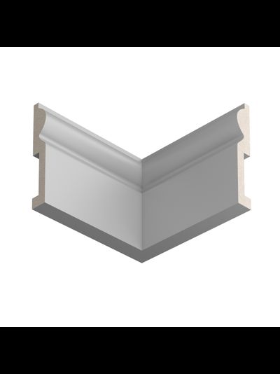 Плинтус Ultrawood BASE 018, ЛДФ-декор, влагостойкий, ударопрочный, 2м, под покраску.