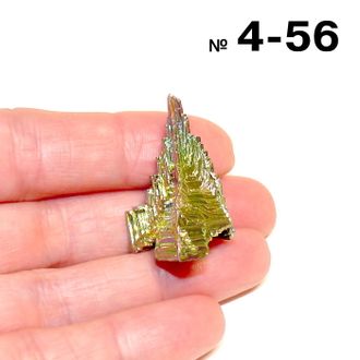 Висмут выращенный (кристалл) №4-56: 11,3г - 30*18*16мм