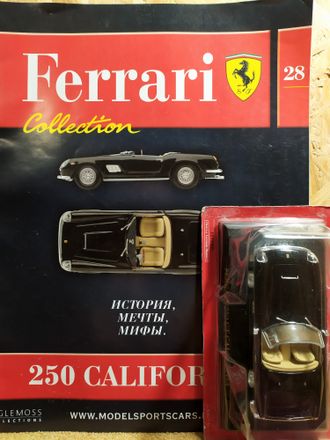 Журнал с моделью &quot;Ferrari Collection&quot; №28. Феррари 250 California