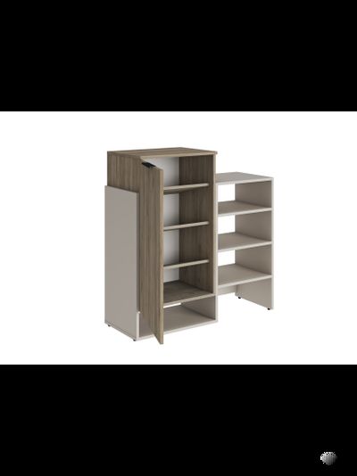 Бохо ТМ-001 тумба-комод Дуб Крафт Серый/Кашемир