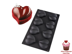 Форма для муссовых десертов Рандеву 8яч, силикон, Китай