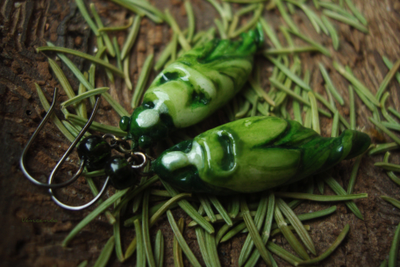 Комплект фарфоровых украшений "Лесная принцесса"