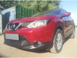 Защита радиатора Nissan Qashqai 2014-2019 black