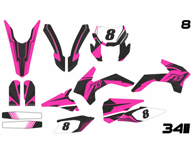 Наклейки Kayo K1 GR1 Motoland WRX250 2017 2018 Regulmoto Athlet Racer 300  #3411