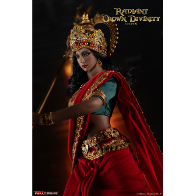 Индийская красавица в красном - Коллекционная ФИГУРКА 1/6 scale Radiant Crown Divinity Golden (PL2023-211A) - TBLeague