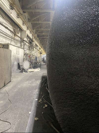 Теплоизоляция емкости, цистерны, резервуара, бака пенополиуретаном