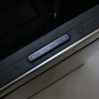 AGB-60M Ksitex Корзина сенсорная автоматическая с открывающейся крышкой 60 литров нержавеющая сталь AISI 410 Матовая