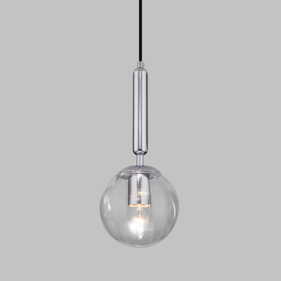 50208/1 дымчатый Подвесной светильник со стеклянным плафоном 740786