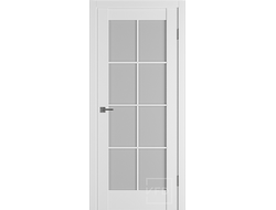 Дверь белая Innova 01R со стеклом-решеткой