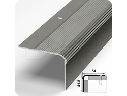 Порог угловой Лука ПУ 02.2700.056 Бетон темный