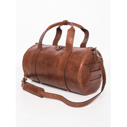 Кожаная дорожная сумка Faenza Premium cognac (арт. 
4033-03)