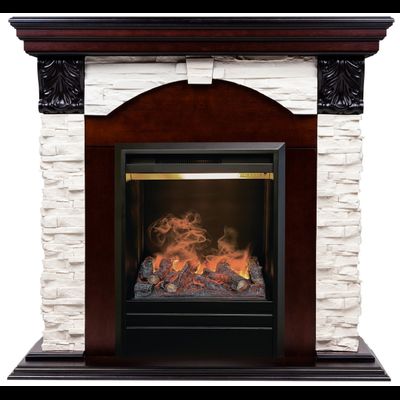 Электрокамин Dublin Lux AO с очагом 3D Olympic