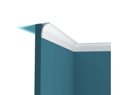 Карниз потолочный Перфект Plus Р153, из дюрополимера, под покраску, 2 метра