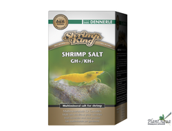 Dennerle Shrimp King Salt GH+/KH+ - минеральная соль для подготовки воды в аквариумах с пресноводными креветками, 200г