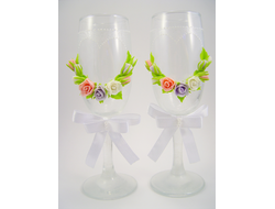 Свадебные бокалы "Изысканные".