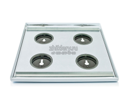 Стол газовой плиты GEFEST 1500 К32, черный (1500.07.0.000-04)