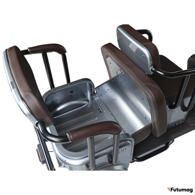 Электротрицикл Wanshida U1-X 60V 800Вт серый