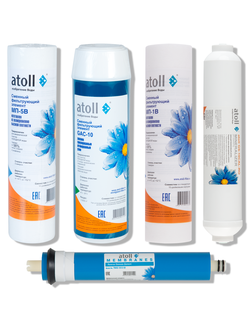 Набор картриджей Atoll № 102 Патриот (для моделей A-550). Полный комплект из 5-ти штук.