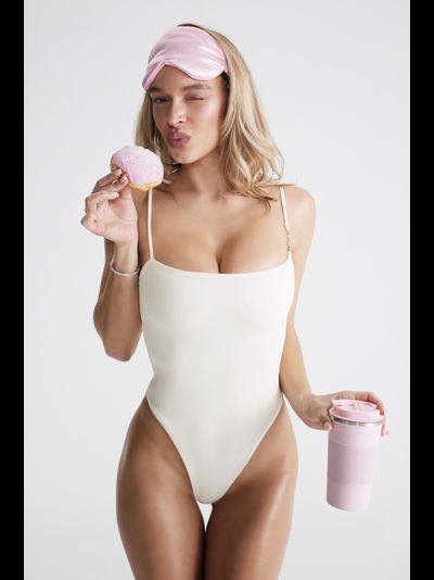 Облегающее боди (молочный)