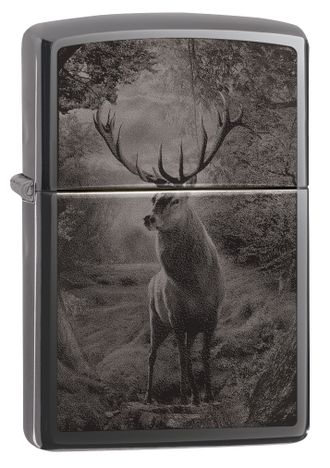 Зажигалка "ZIPPO" Black Ice® Deer Design