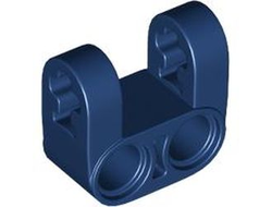 Technic, Axle and Pin Connector Perpendicular Double Split, Reinforced Sides, Dark Blue (69819 / 6434562)