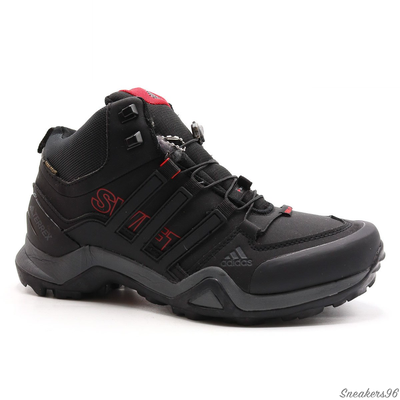 Adidas Terrex SwiftR Mid Black/red (с Мехом ) Мужские (40-45)