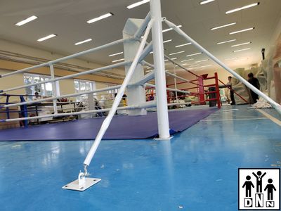 Ринг боксёрский на растяжках 5х5м (боевая зона 4х4м, монтажная площадка 8х8м) DNN