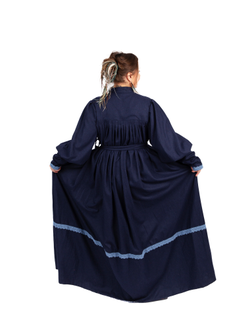 Платье в русском стиле "Поморское" шерстяное