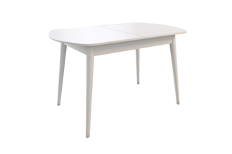 Стол обеденный раздвижной САЛЬСА 1,2м (1,56м) белый