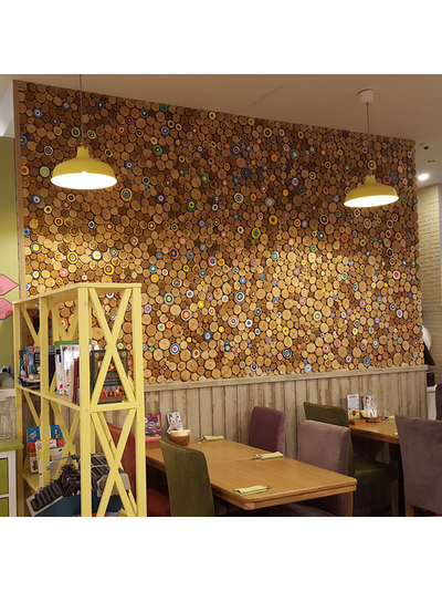 квадратный метр шлифованных спилов