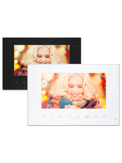 AHD видеодомофон SATVISION SVM-718AMD (White / Black)