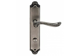 Винтажная ручка на планке Genesis Acanto черненое серебро