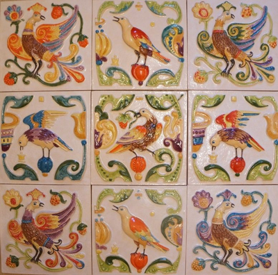 Лев Властный (фасадный изразец)