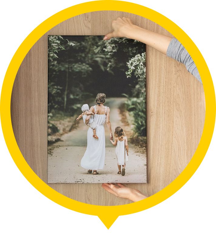 Печать на холсте