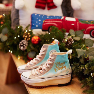 Кеды Converse Run Star Hike High Top Merry Cristmas