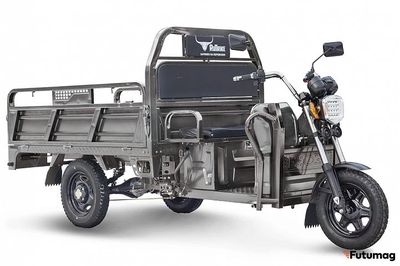 Грузовой электротрицикл Rutrike D4 1800 60V1200W серый
