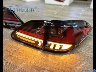 Стопы Lexus RX 2009-2015 красные с анимацией