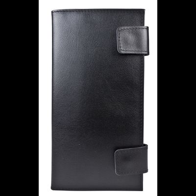 Кожаный холдер / клатч Arre black (арт. 5063-01)